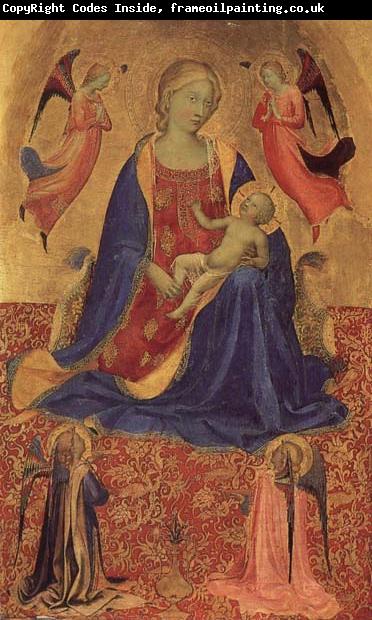 Fra Angelico Madonna and Child with Angles